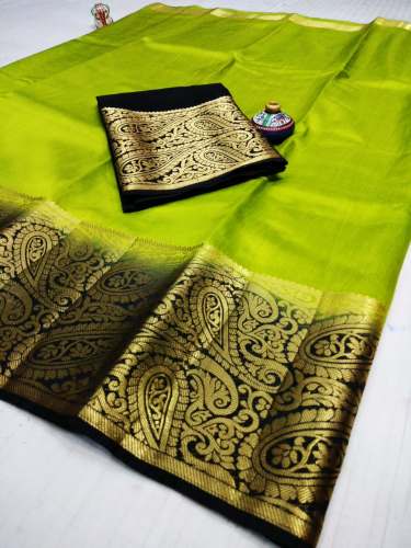 Rich mango design kanjivaram saree