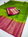 rich mango kanjeevaram style saree