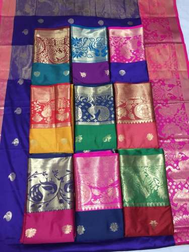 Soft Cotton Peacock Jacquard Work Saree