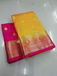 triangle butta kanjeevaram style saree