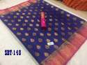 Tussar silk kanjivaram saree