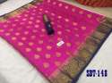 Tussar silk kanjivaram saree thumb 6