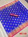 Tussar silk kanjivaram saree thumb 7