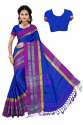 Women Fancy Cotton Silk Saree thumb 2