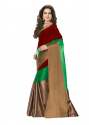 Women Fancy  Design Cotton SIlk Saree