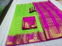 women kanjeevaram style saree