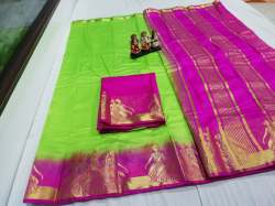 women kanjeevaram style saree