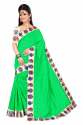 Women's Chanderi  Cotton Saree With Blouse Piece thumb 1