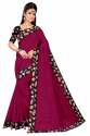 Women's Chanderi Saree With Blouse Piece thumb 9