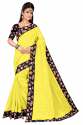 Women's Chanderi Saree With Blouse Piece thumb 7