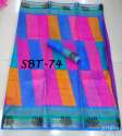 Women's Checks Design Silk Saree thumb 2