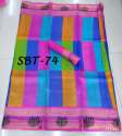 Women's Checks Design Silk Saree thumb 4