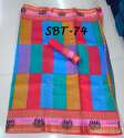 Women's Checks Design Silk Saree thumb 5