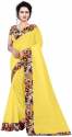 Women's  designer chanderi saree thumb 5