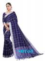 Women's  Fancy Linen Saree  thumb 3