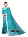Women's  Fancy Linen Saree  thumb 5