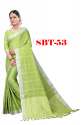 Women's  Fancy Linen Saree  thumb 6