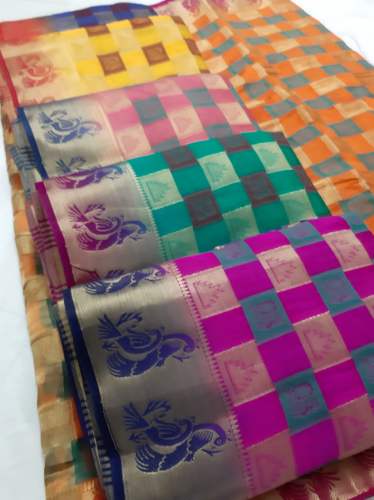 Women's heavy cotton silk saree