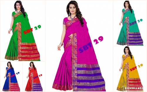 Women's Kashmiri Top Dyed Jacquard Work Saree