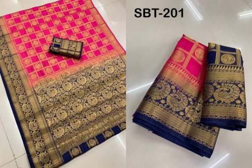 Women's Rich Pallu Kanjivaram Saree 