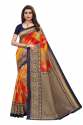 Women's Unstiched Art Silk Saree with Blouse Piece thumb 11