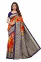 Women's Unstiched Art Silk Saree with Blouse Piece thumb 18