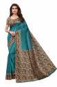 Women's Unstiched Art Silk Saree with Blouse Piece thumb 4