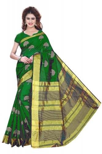 Womens Fancy Cotton Silk Saree