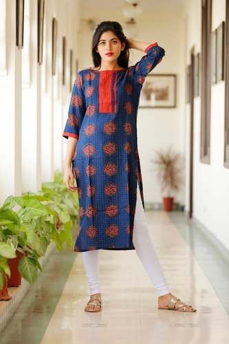 Ladies Cotton Fancy Kurti