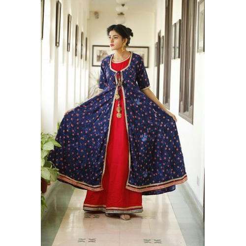 Srishti Techno Solutions ladies designer long kurtis