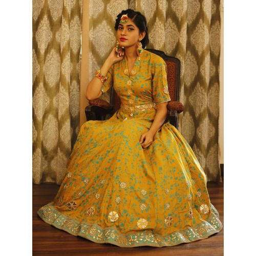 Ladies Embroidered Indo Western Dress by Srishti Techno Solutions