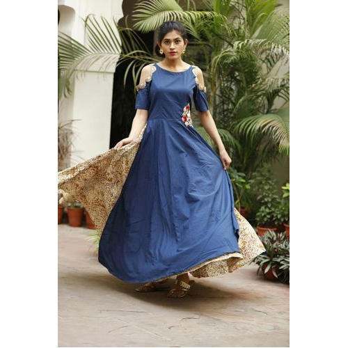 Ladies Partywear Indo Western Dress by Srishti Techno Solutions