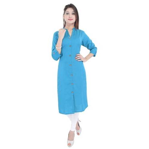 ladies plain kurti