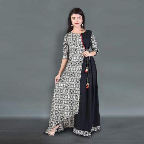 Ladies Printed Long Kurti