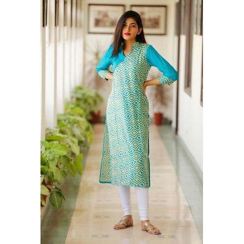 straight coton kurtis
