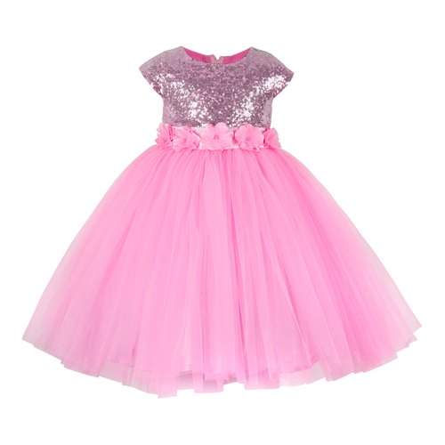 Baby Pink Dress by Toy Balloon Fashion Private Limited