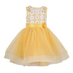 Yellow baby frock