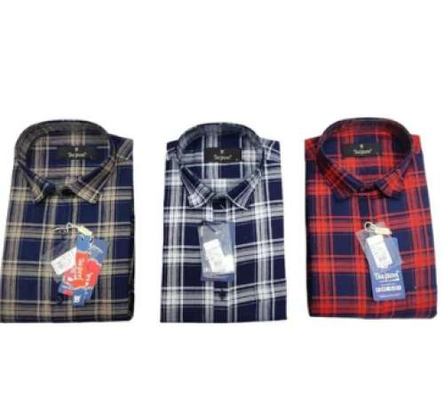 Classic Mens Rishabh Cotton Check Shirt by Bajson Shirt