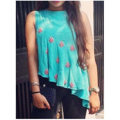 Western Georgette Top