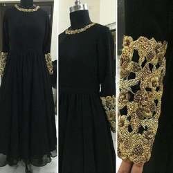 Zardosi Black Gown