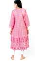 Designer Pink Anarakali Chikan Kurti thumb 1