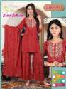 	Wedding Wear Reyon Ladies Embroidery Sharara Set 