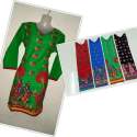 Cotton Kachi Work Embroidered Kurti thumb 1
