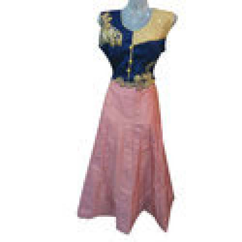 Silk Party Wear Anarkali Kurti