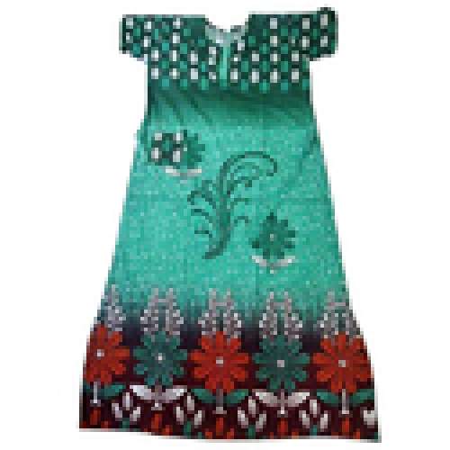 Ladies Batik Printed Fancy Plain Nighty by Ocean Fabric India