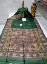 Hand Painted Tusser Ghicha Silk Saree thumb 2