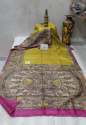 Hand Painted Tusser Ghicha Silk Saree thumb 5