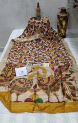 Tusser Ghicha Silk Saree