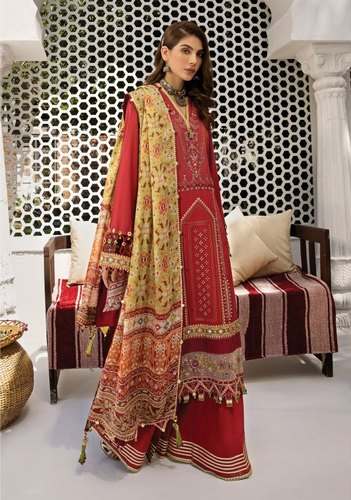 Branded Embroidered Lawn Pakistani suit  by Panaacheindians