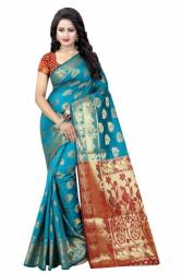 Beautiful Banarasi Cotton Silk Saree1